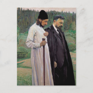 Carte Postale Mikhail Nesterov - Les philosophes