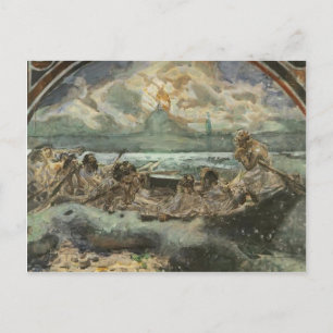Carte Postale Mikhail Vrubel - Marcher sur l'eau
