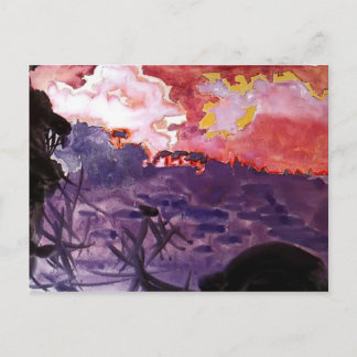 Carte Postale Mikhail Vrubel - Paysage fantastique