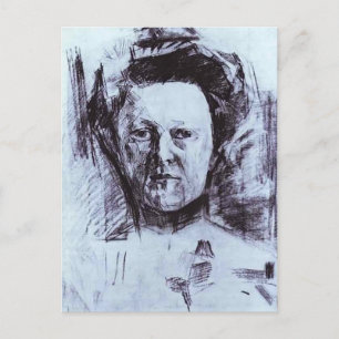 Carte Postale Mikhail Vrubel - Portrait de Valentina Usoltseva