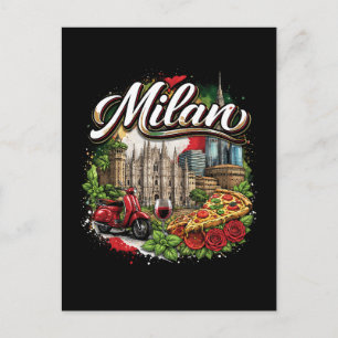 Carte Postale Milan