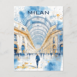 Carte Postale Milan Italie Voyages