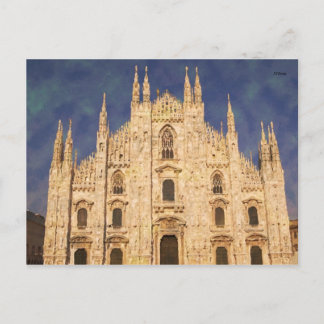 Carte Postale Milano Duomo impressionnante