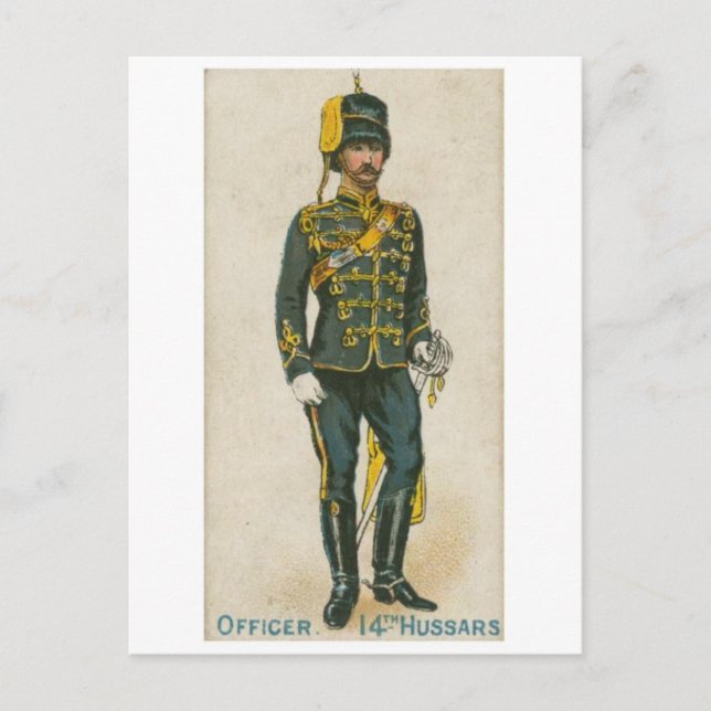Carte postale militaire vintage (Devant)