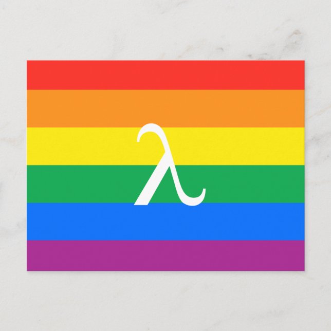 Carte Postale Militantisme pour la fierté gay (Devant)