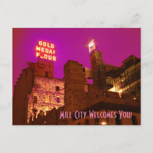 Carte Postale Mill City la nuit