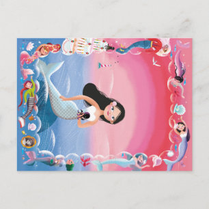 Carte Postale Milla, illustration de la sirène