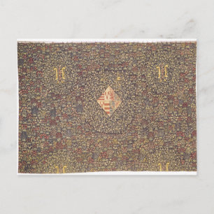 Carte Postale Mille fleurs aux armoiries de