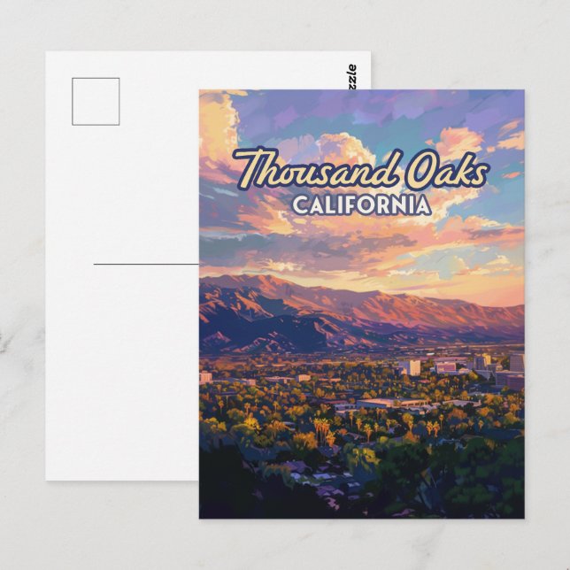 Carte Postale Mille Oaks Californie Los Angeles Ventura (Devant / Derrière)