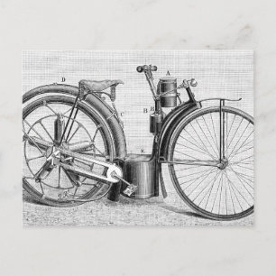 Carte Postale Millet Motorcycle 1895