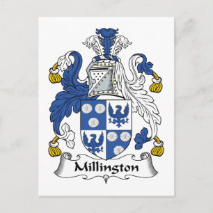 Carte Postale Millington Family Crest