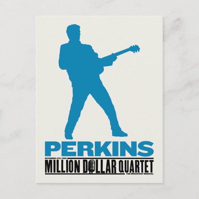 Carte Postale Million de quartet Perkins du dollar (Devant)