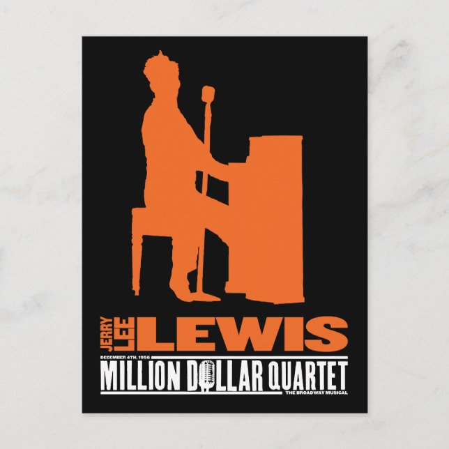 Carte Postale Million Dollar Quartet Lewis (Devant)