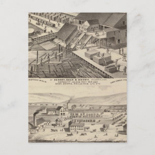 Carte Postale Mills de Hersey, Minnesota