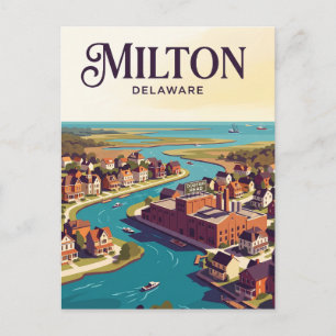 Carte Postale Milton États-Unis