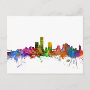 Carte Postale Milwaukee Wisconsin Skyline