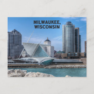 Carte postale Milwaukee Wisconsin sur le lac Michi