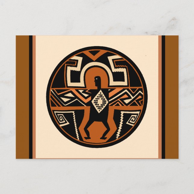 Carte Postale Mimbres Warrior (Devant)