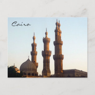 Carte Postale minarets cairo