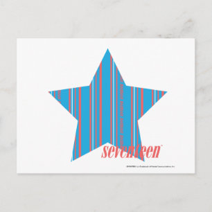 Carte Postale Minces bandes Aqua 2