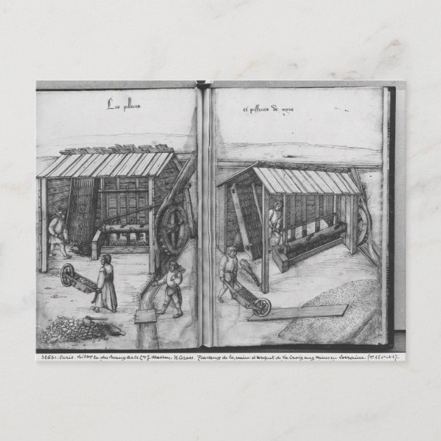 Carte Postale Mine d'argent de La Croix-aux-Mines, Lorraine (Devant)