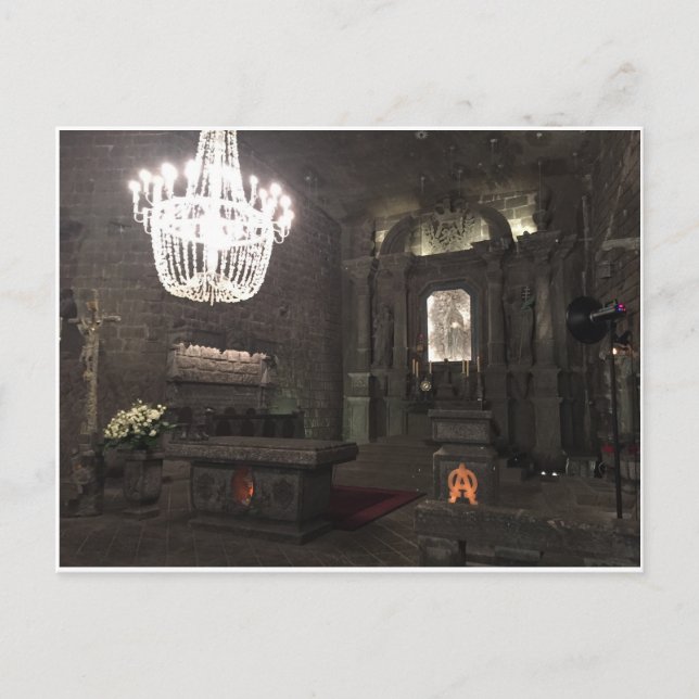 CARTE POSTALE MINE DE SEL (Devant)