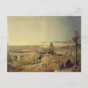Carte Postale Mines de charbon et carrières d'argile à Montchani