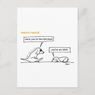 Carte Postale Mingus & Maggie >> Course