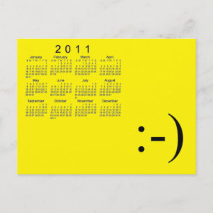 Carte Postale Mini calendrier 2011