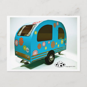 Carte postale Mini Camping Vélo