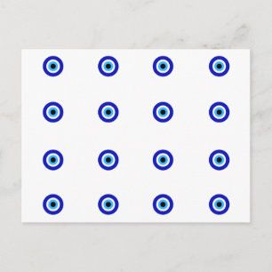 Carte postale Mini Nazar Protection contre les yeu