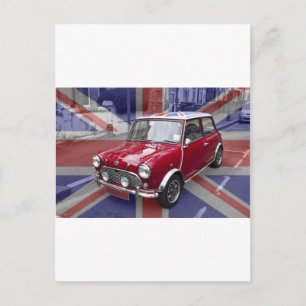 Carte Postale Mini voiture classique britannique