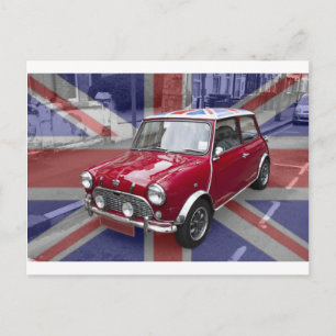 Carte Postale Mini voiture classique britannique