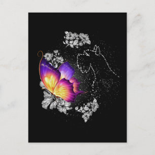 Carte Postale Miniature Schnauzer Chien Dans Le Mémorial Du Chie