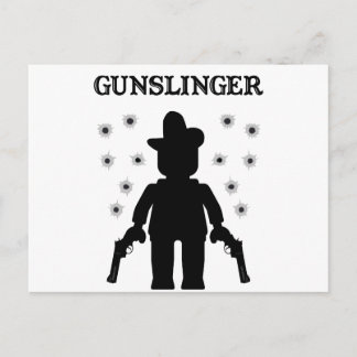 Carte Postale Minifig Gunslinger Cowboy