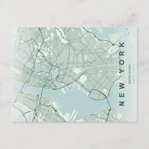 Carte postale minimale de New York
