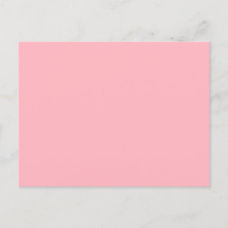Carte postale minimaliste rose pâle