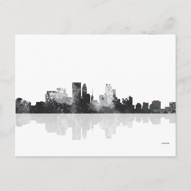 CARTE POSTALE MINNEAPOLIS, MINNESOTA SKYLINE (Devant)