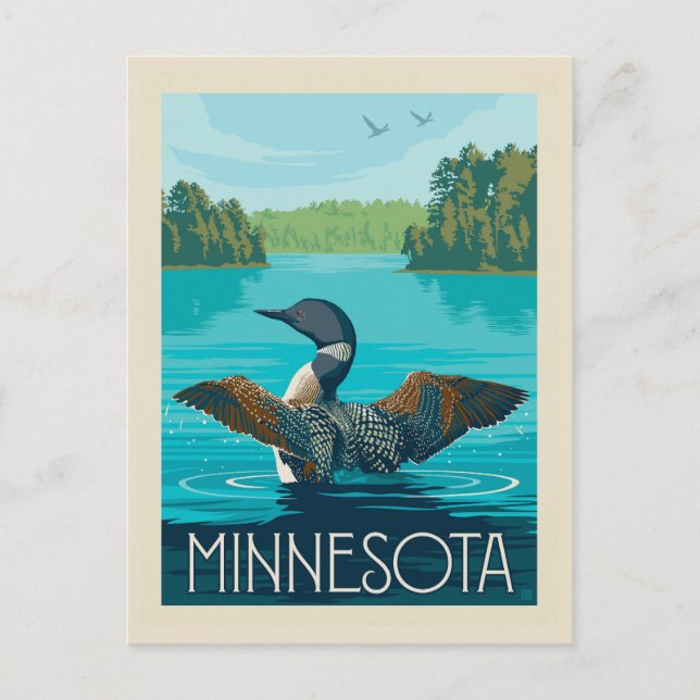 Carte Postale Minnesota | Loon (Devant)