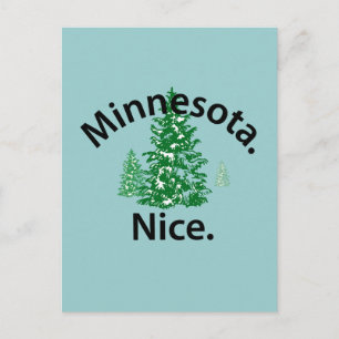 Carte Postale Minnesota Nice. Point ! (texte noir)