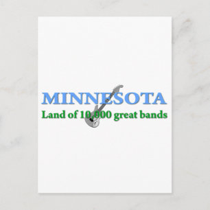 Carte Postale Minnesota - Terre de 10 000 bandes