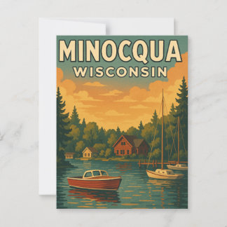 Carte postale Minocqua Wisconsin