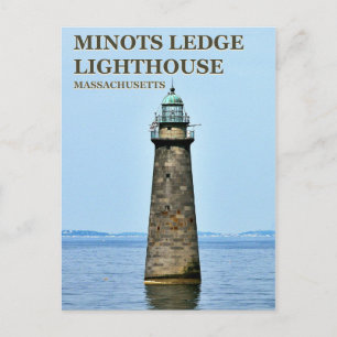 Carte Postale Minots Ledge Lighthouse, Massachusetts