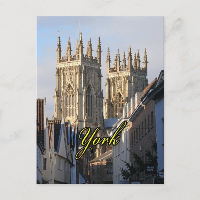 Carte Postale Minster Angleterre (Devant)