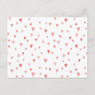 Carte Postale Minuscule Coeur rose