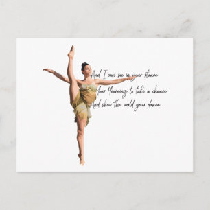 Carte Postale Minuscule série Dancer Green