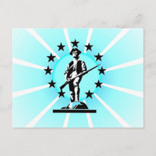 Carte Postale Minuteman brillant