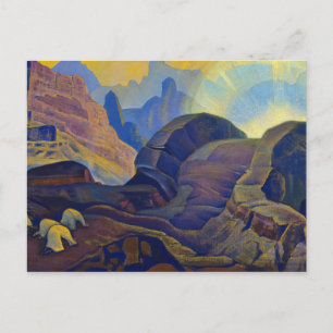 Carte Postale Miracle, apparition du Messie par Nicholas Roerich