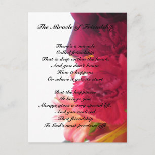 Carte postale Miracle of Friendship