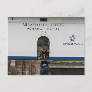 Carte Postale miraflores écluses panama canal